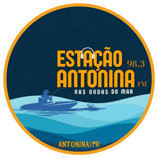 Logo da rádio Estação Antonina FM