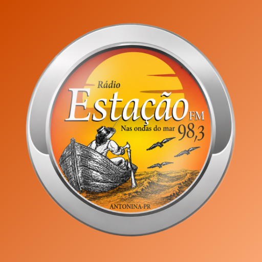 Logo da rádio Estação Antonina FM